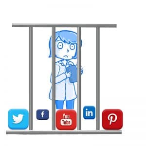 Don't get locked up by social media