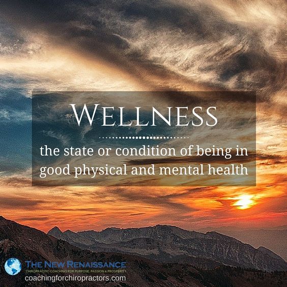 good physical mental health wellness