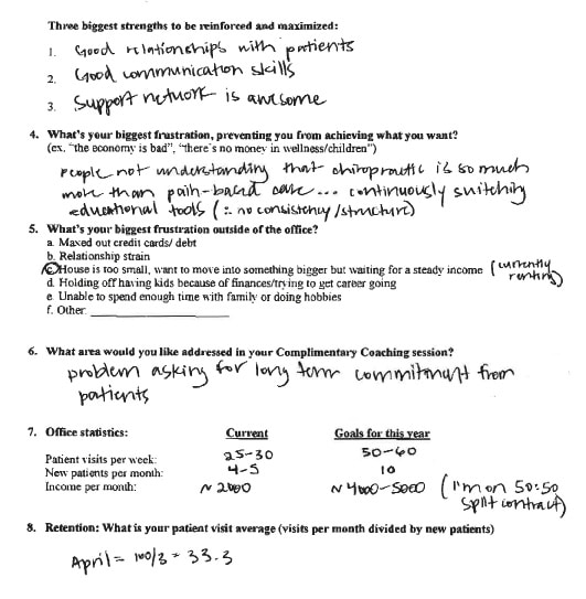 Practice Profile