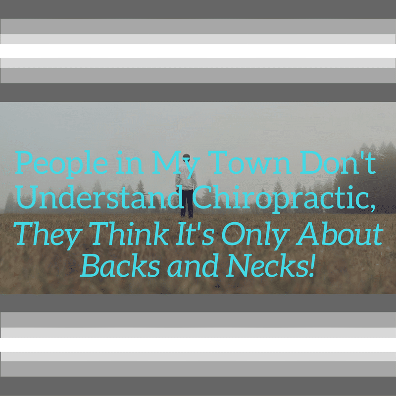 help people understand chiropractic