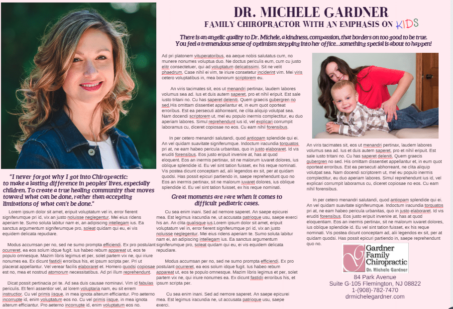 dr. michele gardner family chiropractic
