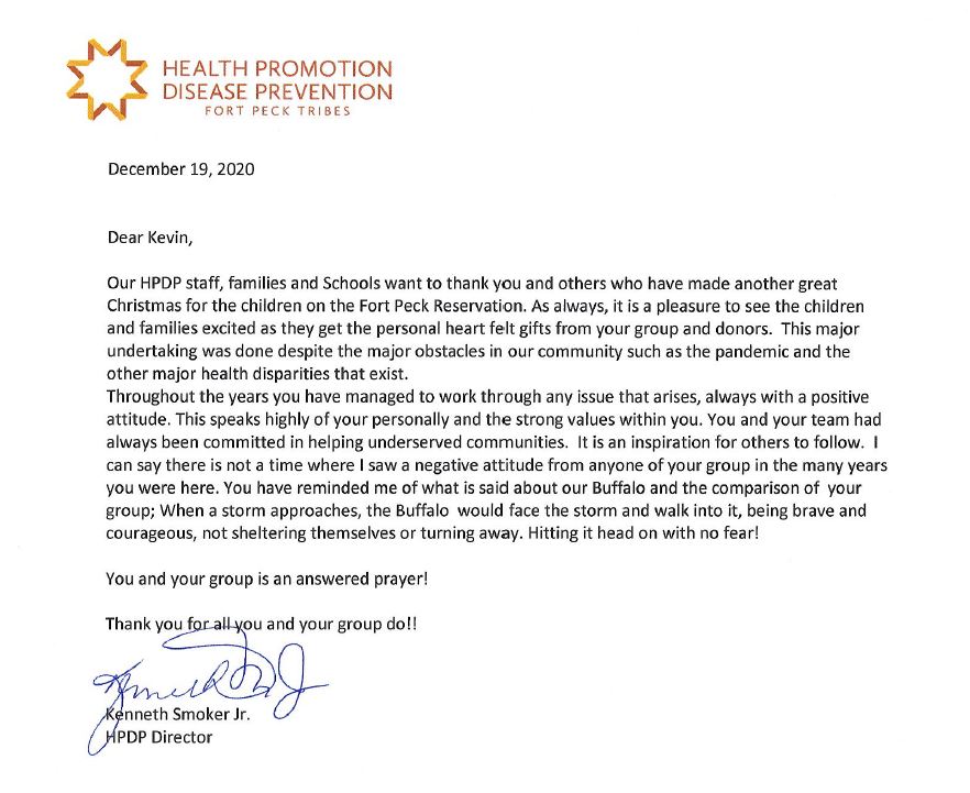 Kenny's Letter Kenny's Letter